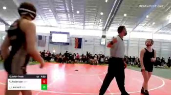 109 lbs Quarterfinal - Presley Anderson, Dirty Goats vs Lana Leonard, Xcel Wc