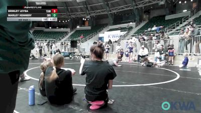 75 lbs Rr Rnd 1 - Brinley Leyba, Team Tulsa Girls vs Marley Kennedy, SW Girls