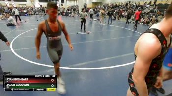 145 lbs Champ. Round 2 - Jacob Goodwin, KS vs Ryan Boshears, IN