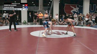 52 kg Champ. Rd Of 128 - Christian Alvarez, Dub Wrestling Club vs Czarlie Diffee, Cowboy Wrestling Club