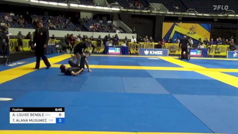 ASHLEY LOUISE BENDLE vs TAMMI ALANA MUSUMECI 2022 World IBJJF Jiu-Jitsu No-Gi Championship