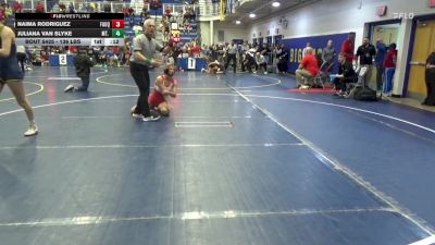 136 lbs Consy 6 - Naima Rodriguez, Fauquier-VA vs Juliana Van Slyke, Mt. Lebanon