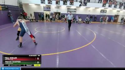 98 lbs Semifinal - Tell Edeler, Greybull MS vs Trevin Shaffer, Thermopolis