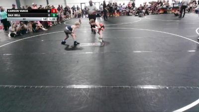 62 lbs Round 1 (6 Team) - Carson Vance, MF vs Dax Bell, Funky Crayons