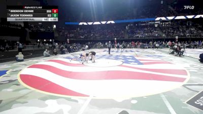 Quarterfinal - Jaxon Toennies, Rapid City Stevens vs Brendon Oehme, Brandon Valley