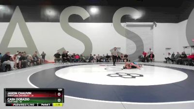 129 lbs Quarterfinals (8 Team) - Cash Dorazio, Team Ohio vs Jaxon Chauvin, Wrestling University