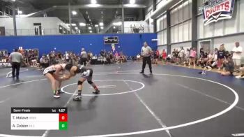 116 lbs Semifinal - Trinity Malave, Merrillville Pirates vs Allyson Colson, TN Girls USA