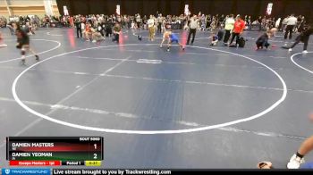 77 lbs Champ. Round 1 - Damien Yeoman, IA vs Damien Masters, NE