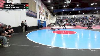 120 Boys Cons. Round 5 - Carter Bolt, Torrey Pines vs Gerald Eganhouse, West Hills