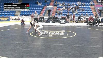 107 lbs Qtr-finals - Camden Fletcher, State College Area vs Salvatore Colangelo, Franklin Regional