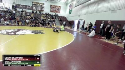 70 lbs 1st Place Match - Logan Crawford, Deer Park Ironman Wrestling Club vs Caellum Acorn, Deer Park Ironman Wrestling Club