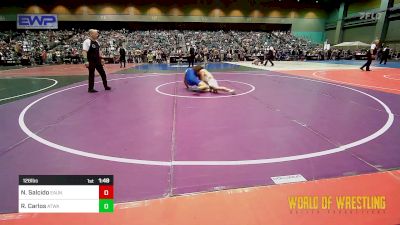 126 lbs Consi Of 8 #1 - Nico Salcido, East Union vs Ramiro Carlos, Atwater Wrestling