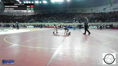 105 lbs Consi Of 16 #1 - Ethan Steinheil, Wagoner vs Gabe Neils, Mojo Grappling Academy