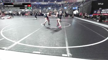 143.8-156.7 lbs Consi Of 8 #2 - Lily Perkins, Midwest Misfits vs Faith Kistenmacher, Dark Horse Wrestling Club