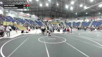 116 lbs Consolation - Maria Pascual, No Team vs Annamaria Sperry, Columbine Girls Wrestling