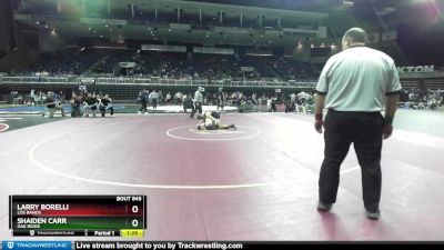 160 lbs 1st Place Match - Shaiden Carr, Oak Ridge vs Larry Borelli, Los Banos