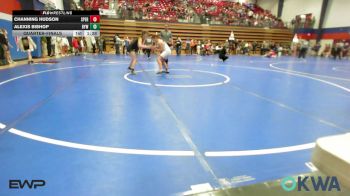 115 lbs Quarterfinal - Channing Hudson, Sperry Wrestling Club vs Alexis Bishop, Bristow Elementary Wrestling Club
