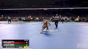 D2-138 lbs Cons. Round 3 - Gavin Drenten, Zeeland East HS vs Connor Greer, John Glenn HS (Bay City)