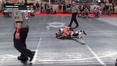 75_B lbs Quarterfinal - Deshazo Hines, Washington vs Lennon Lokuta, Pittston Area