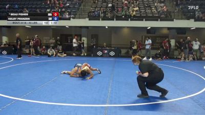 93 lbs 5th Place Match - Beau Fisher, Hurricane Wrestling Academy vs Kelby Franzen, Immortal Athletic WC