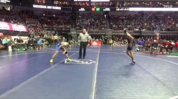 1A-120 lbs Champ. Round 2 - Jensen Dyer, Martensdale-St. Marys vs Lane Knudson, Central Springs
