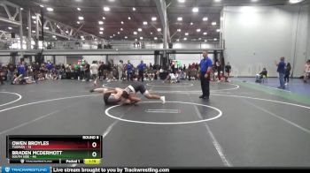 195 lbs Round 8 (10 Team) - Owen Broyles, Tugman vs Braden McDermott, South Side