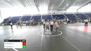 130 lbs Final - Bryson Gemmell, Outlaws WC vs Ruben Gonzales, Silverback WC