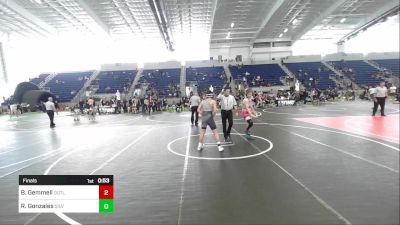 130 lbs Final - Bryson Gemmell, Outlaws WC vs Ruben Gonzales, Silverback WC