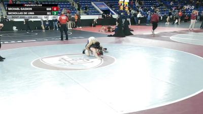 126 lbs Consi Of 16 #2 - Michael Gagnon, North Andover vs Nichollas De Lima, Hall