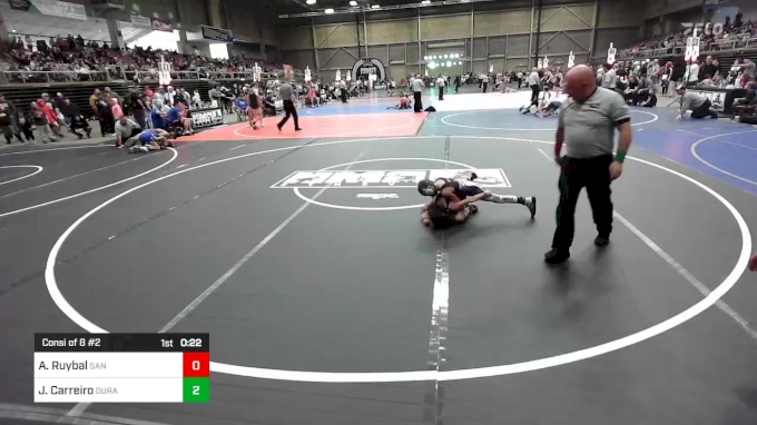 54 lbs Consi Of 8 #2 - Asher Ruybal, San Luis Valley WC vs Jordan ...