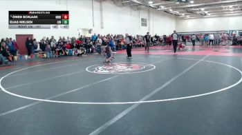 107 lbs Champ. Round 2 - Elias Nielsen, LeSueur-Henderson vs Owen Schlaak, New Richland-H-E-G
