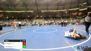 126 lbs Semifinal - Madison Pagonis, Lady Outlaw Wrestling Academy vs Tiffany Breshears, Team Tulsa Wrestling Club