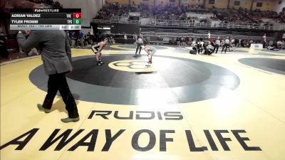 165 lbs Round Of 32 - Adrian Valdez, The Kiski School vs Tyler Fromm, Trinity-Pawling School