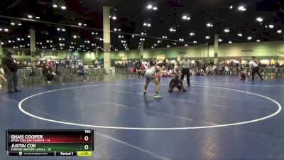 160 lbs Round 4 (16 Team) - Ghais Cooper, NFWA Oakleaf Knights vs Justin Cox, CHOICES (Beaver Local)