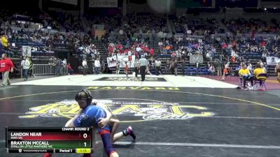 74 lbs Champ. Round 2 - Landon Near, NWo WC vs Braxton McCall, O`Fallon Little Panthers WC