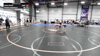 113 lbs Rr Rnd 1 - Chris Fisher, Triumph Black vs Vincent Orandello, Vougars Wrestling