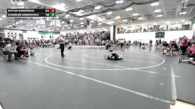 80 lbs Champ. Round 1 - Khylen Sanderson, WTC vs Chandler Oreskovich, The Best Wrestler