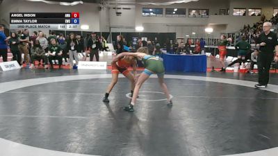 43kg 3rd Place Match - Angel Inson, Ascendant Martial Arts vs Emma Taylor, Edmonton Wrestling Club