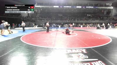 215 lbs Quarterfinal - Akeem Newsom, Rio Linda vs Max Keough, Bella Vista