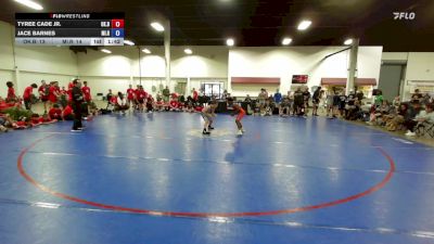 96 lbs Tyree Cade Jr., Oklahoma Blue vs Jace Barnes, Michigan Red