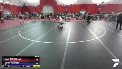 120 lbs Cons. Round 2 - Liam Zimmerman, IL vs Jerry Poarch, WI