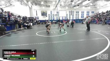 105 lbs Cons. Round 4 - Evelyn Avila, Laguna Hills vs Mariah Melendez, San Dimas