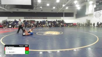 120 lbs Cons. Round 4 - Liam Qureshi, Fountain Valley vs Anthony Mason, La Mirada