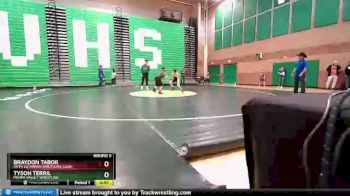 91 lbs Round 3 - Braydon Tabor, Faith Lutheran Wrestling Club/ vs Tyson Terril, Moapa Valley Wrestling