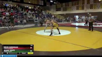 132 lbs Quarterfinal - Boden White, Pueblo County vs Devin Avedissian, Temecula Valley