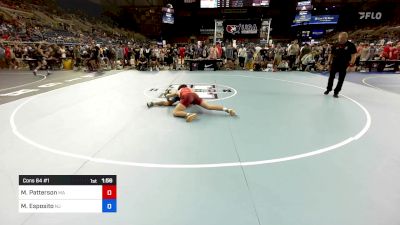 138 lbs Cons 64 #1 - Matthew Patterson, MA vs Matthew Esposito, NJ