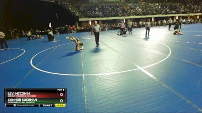 56 lbs Quarterfinal - Levi McCombs, Sebolt Wrestling Academy vs Connor Suchman, Moen Wrestling Academy