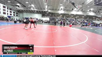 285 lbs Champ. Round 2 - Oskar Madrigal, Benedictine College vs Eli Criblez, Doane University