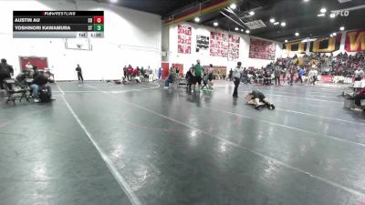113 lbs Champ. Round 1 - Yoshinori Kawamura, South Torrance vs Austin Au, San Dimas