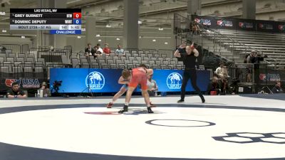 57 kg Quarters - Grey Burnett, Burnett Trained Wrestling vs Dominic Deputy, Wolfpack RTC